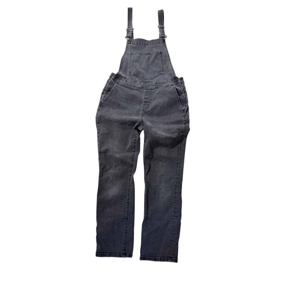90s Relaxed BDG Urban Outfitters Dungarees Black Gray Denim Stretch Size M